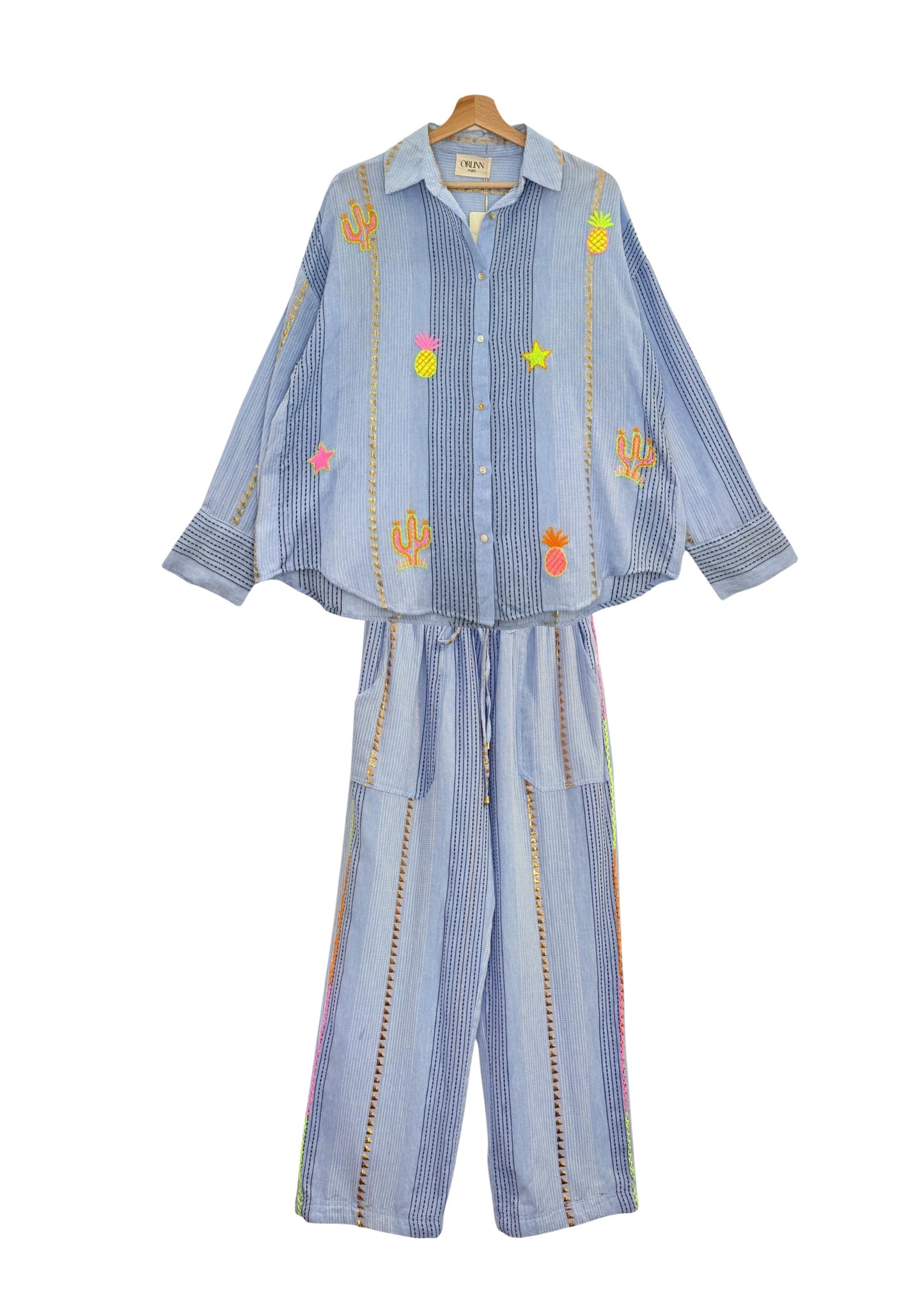 Orlin Set Stripe Lemon