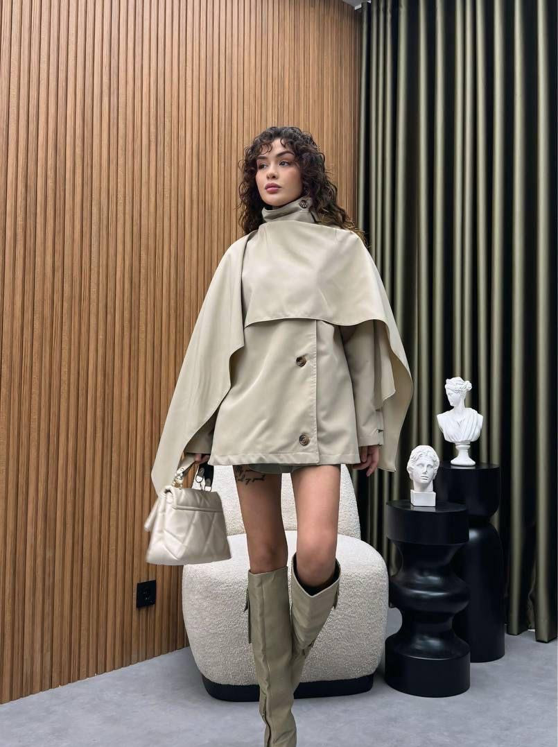 Trench beige scarf