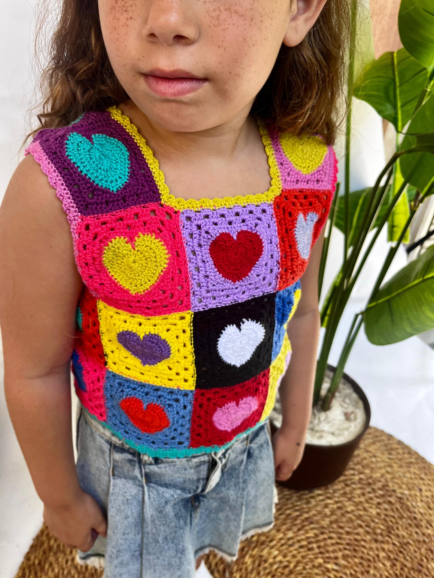 Handmade Colored Top 100% Pure Cotton
