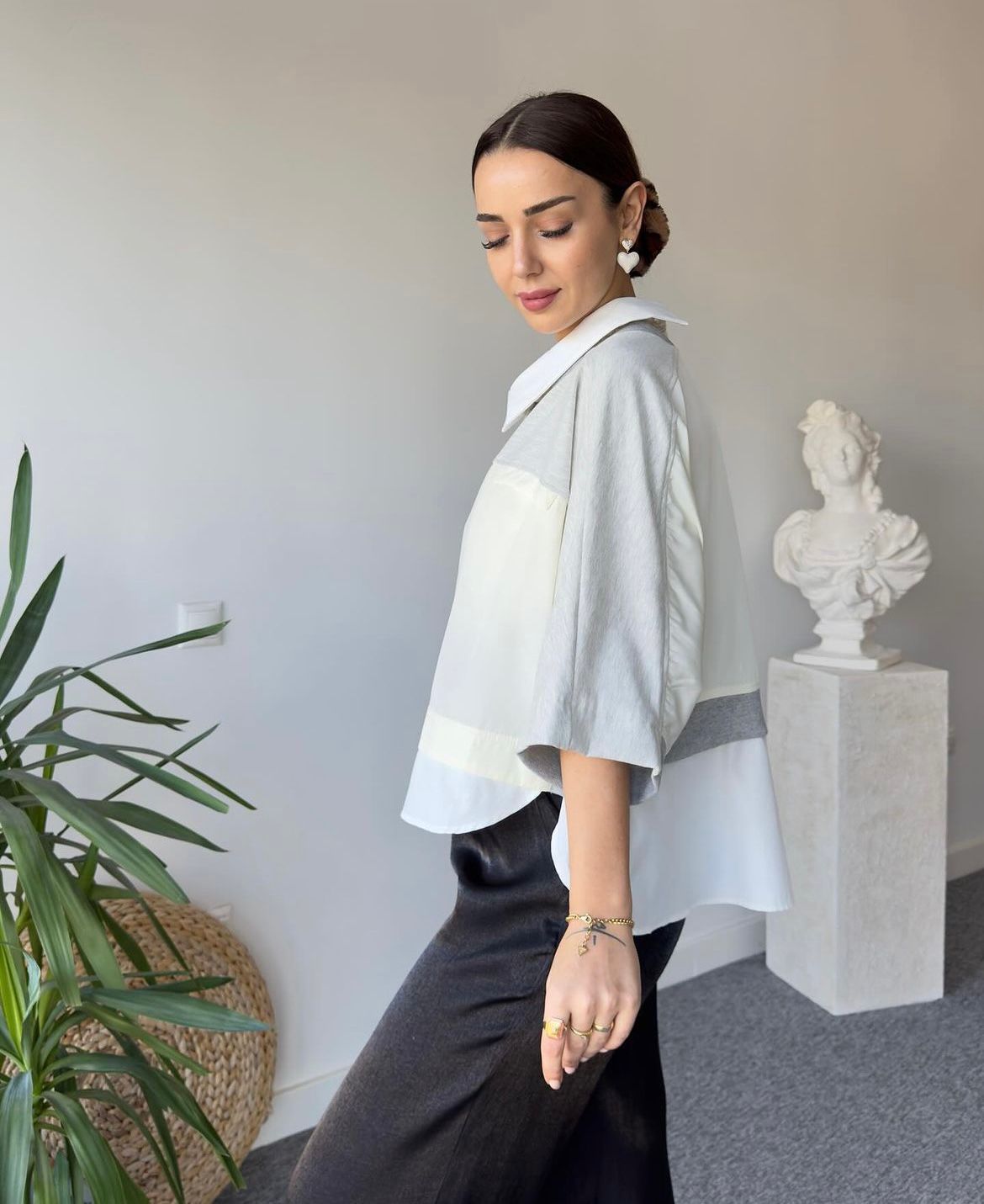 Chemise Light Grey