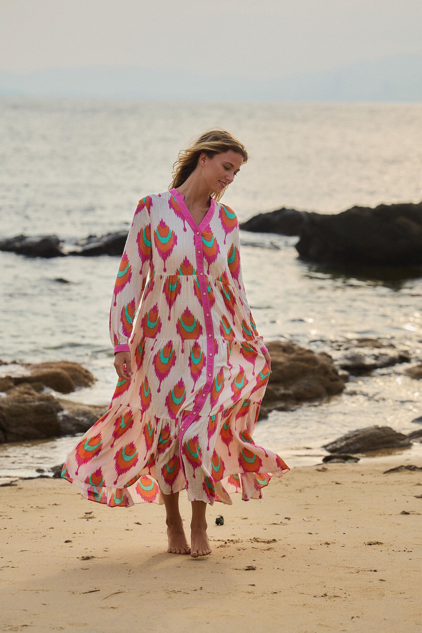 Dress Floral Pink