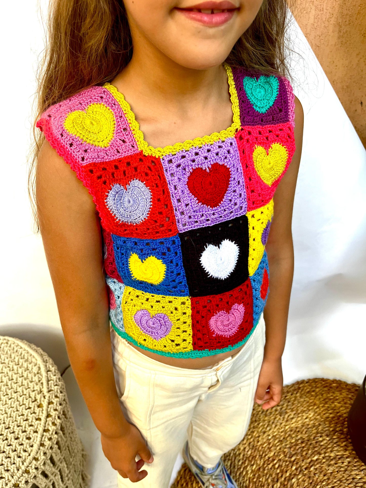 Handmade Colored Top 100% Pure Cotton