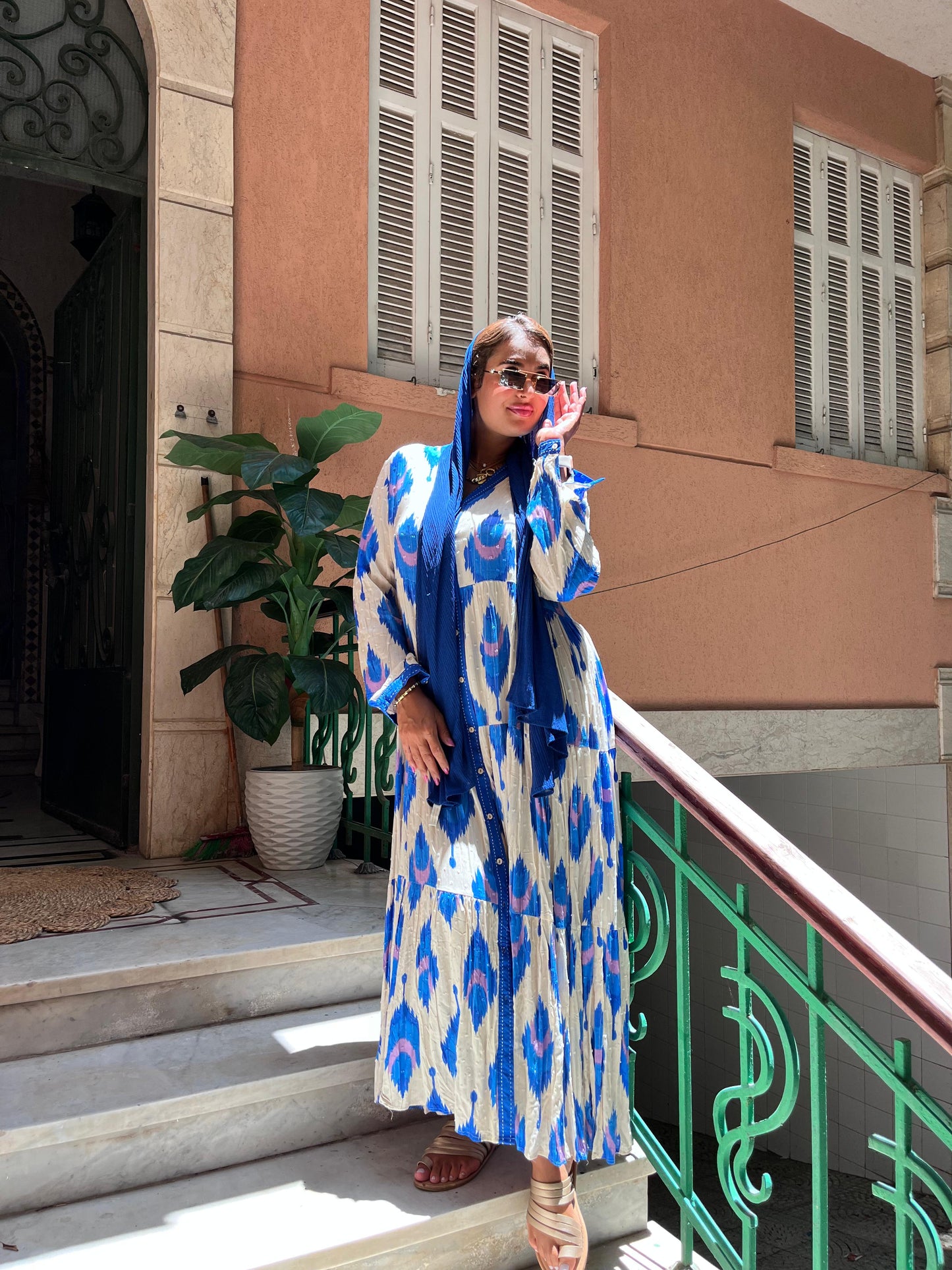 Dress Floral Blue