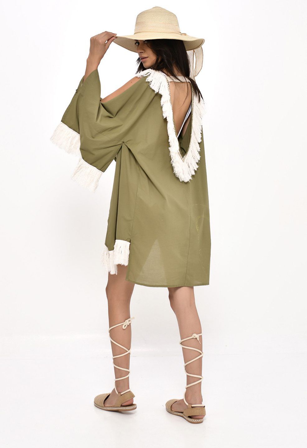 Cardigan Olive - Fringers DQ