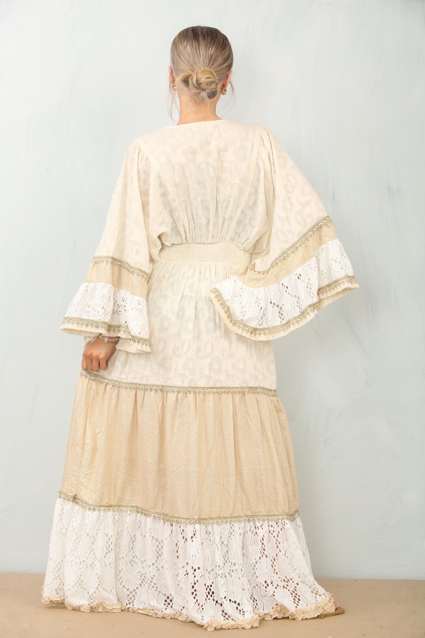 Dress Sumel Gold x Offwhite