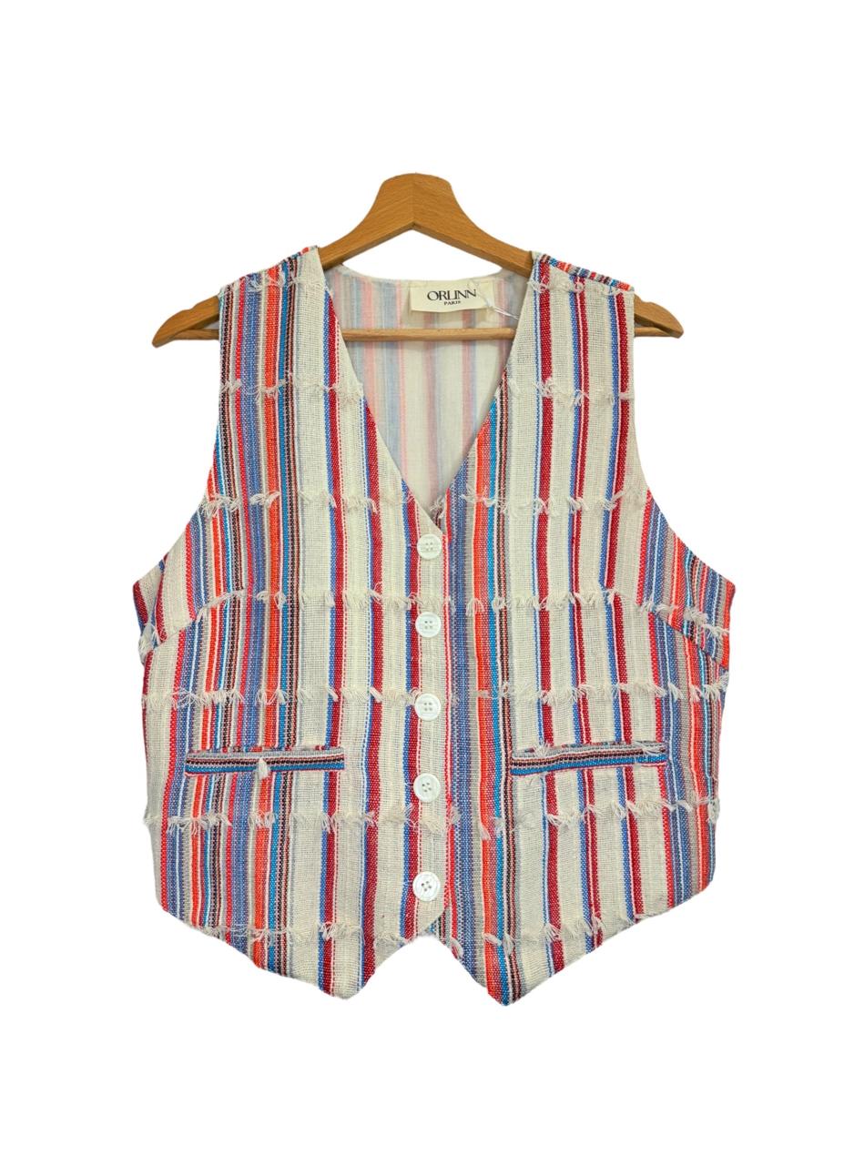 Vest Orlin Stripe Fringes