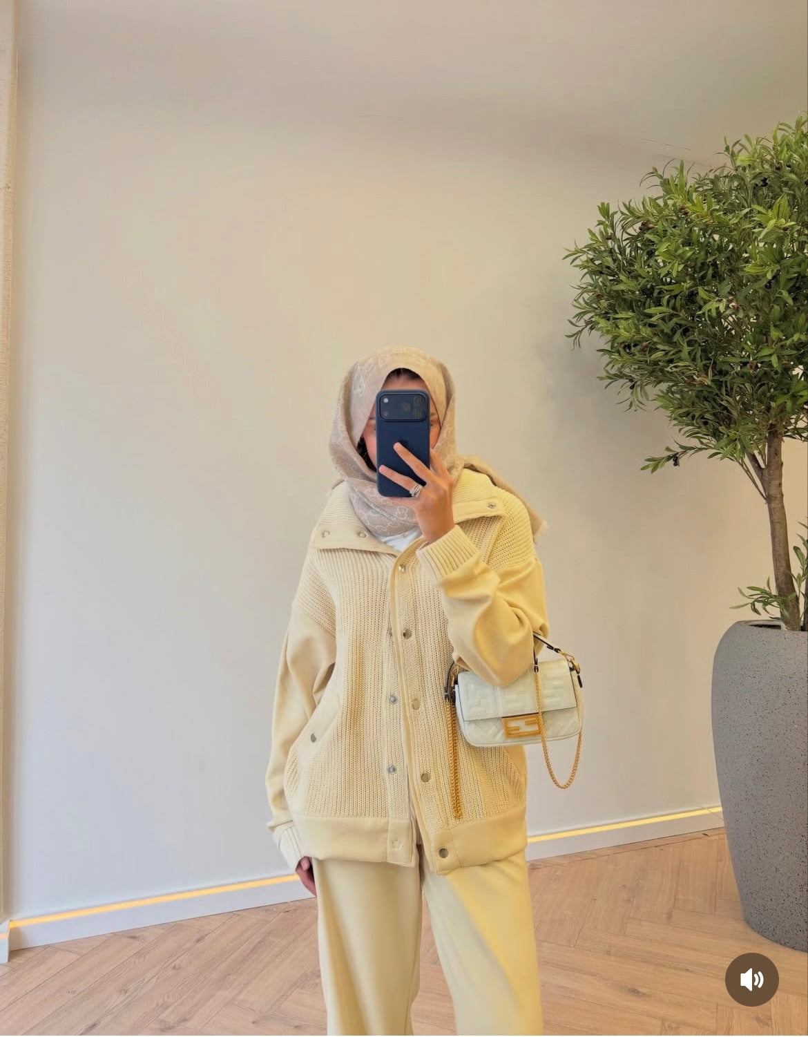 Set Soft knit beige