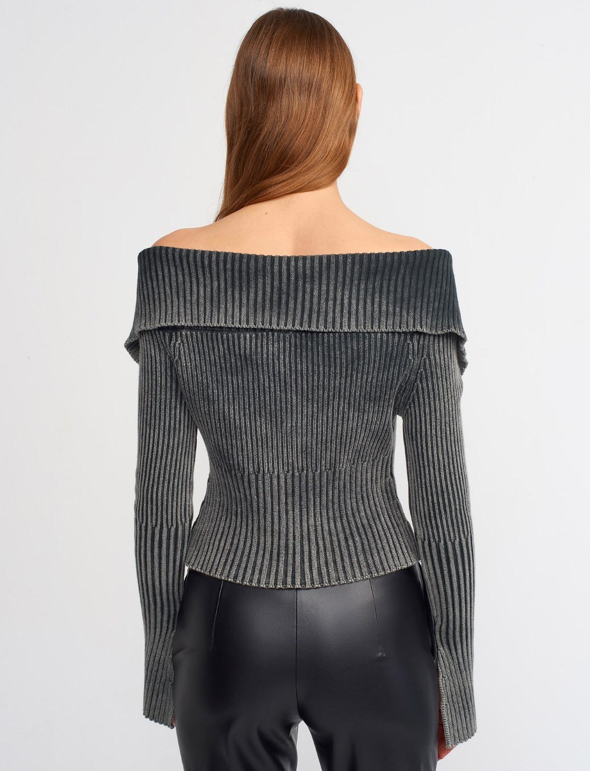 Grey Zipper Pullover