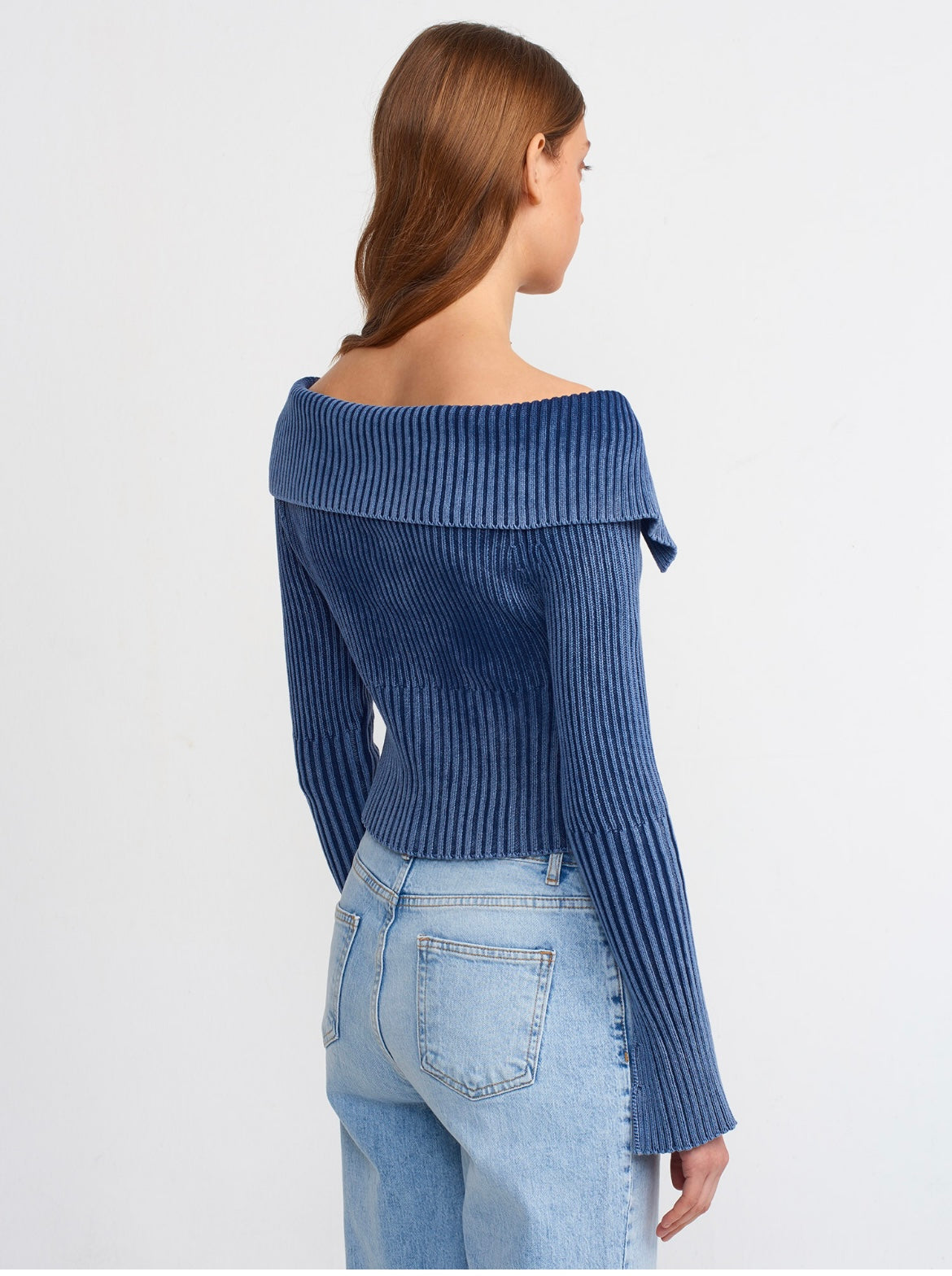 Blue Zipper Pullover