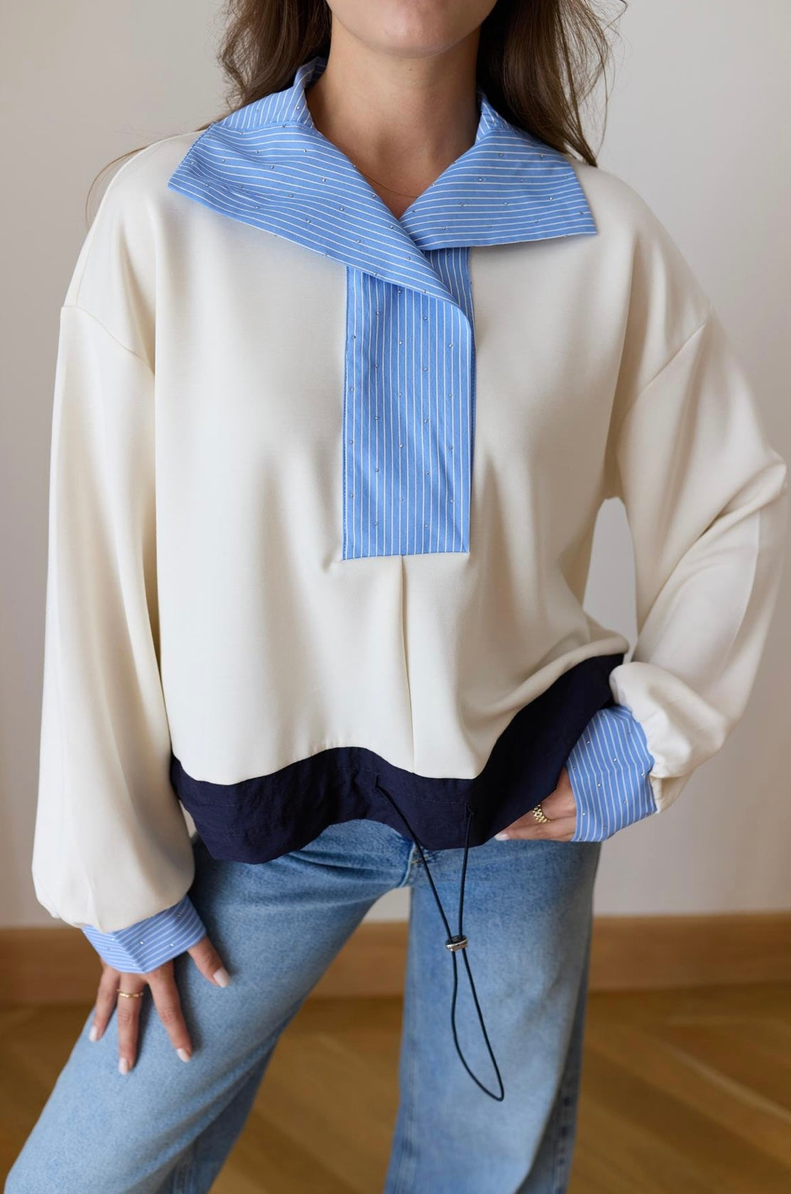 Sweater Striped Shirt