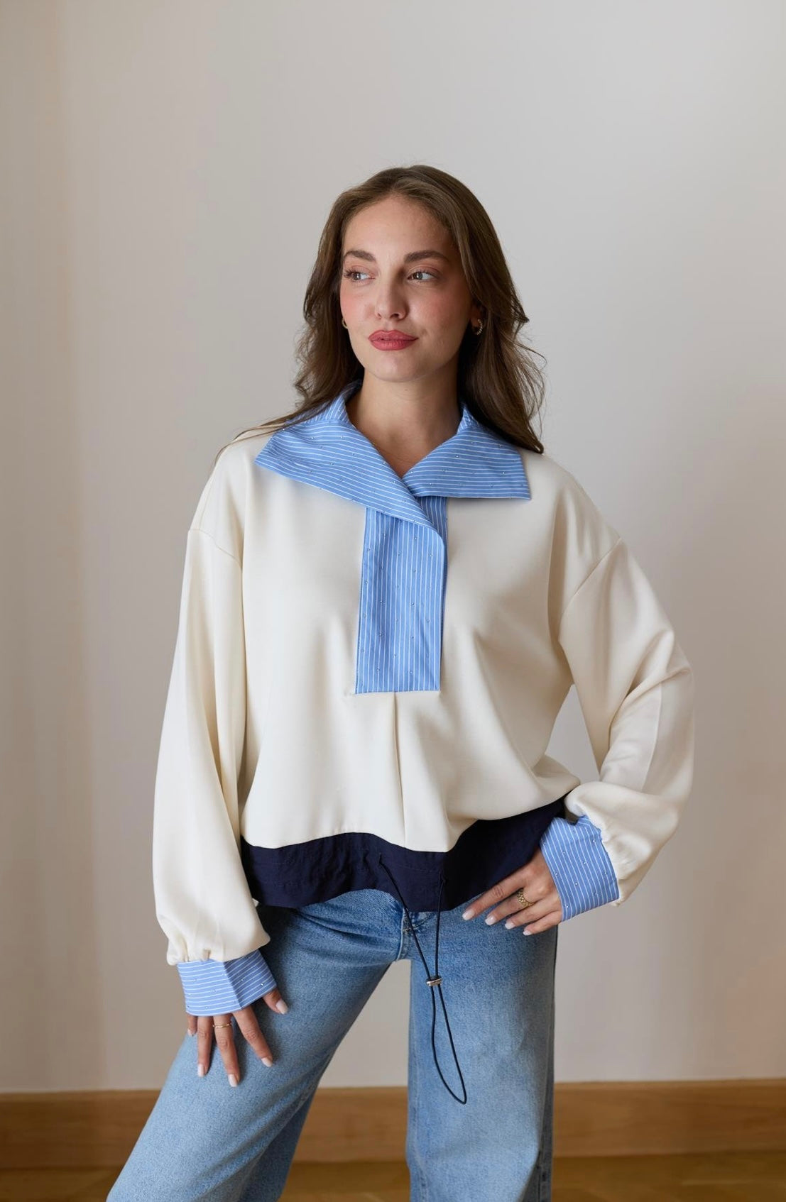 Sweater Striped Shirt