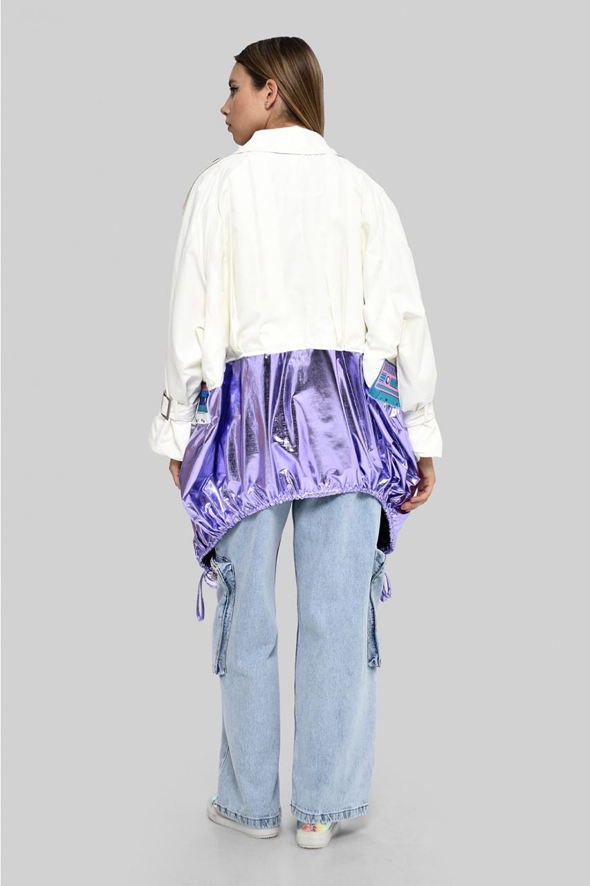 Jacket Metallic purple