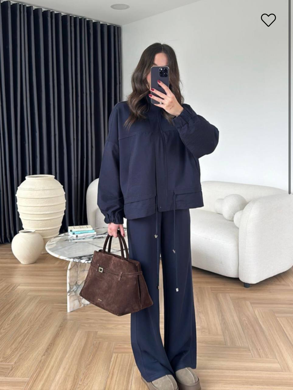 Set soft navy waterproof