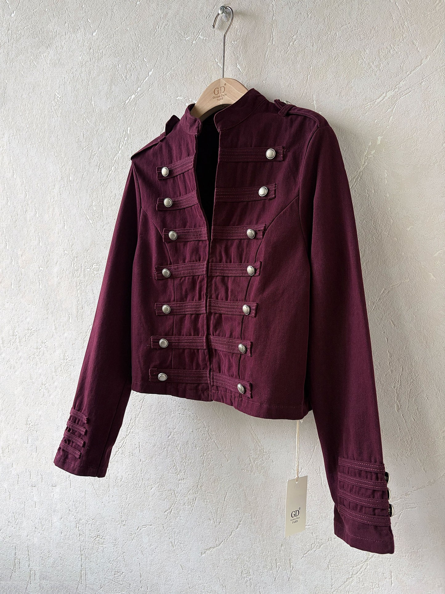 Jacket burgundy napoleon