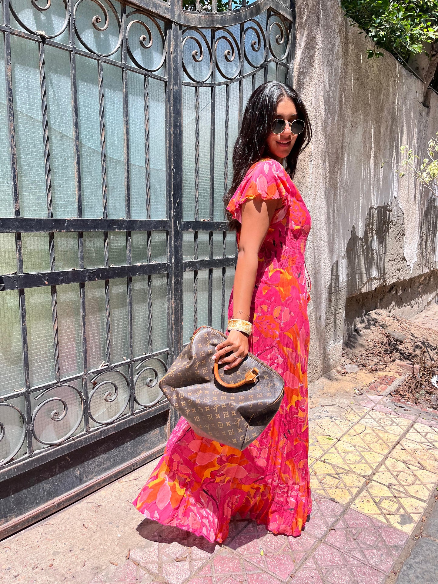 Dress Red Fushia