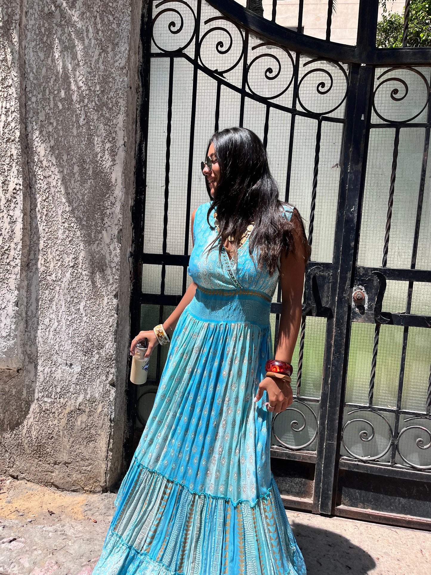 Dress Aqua
