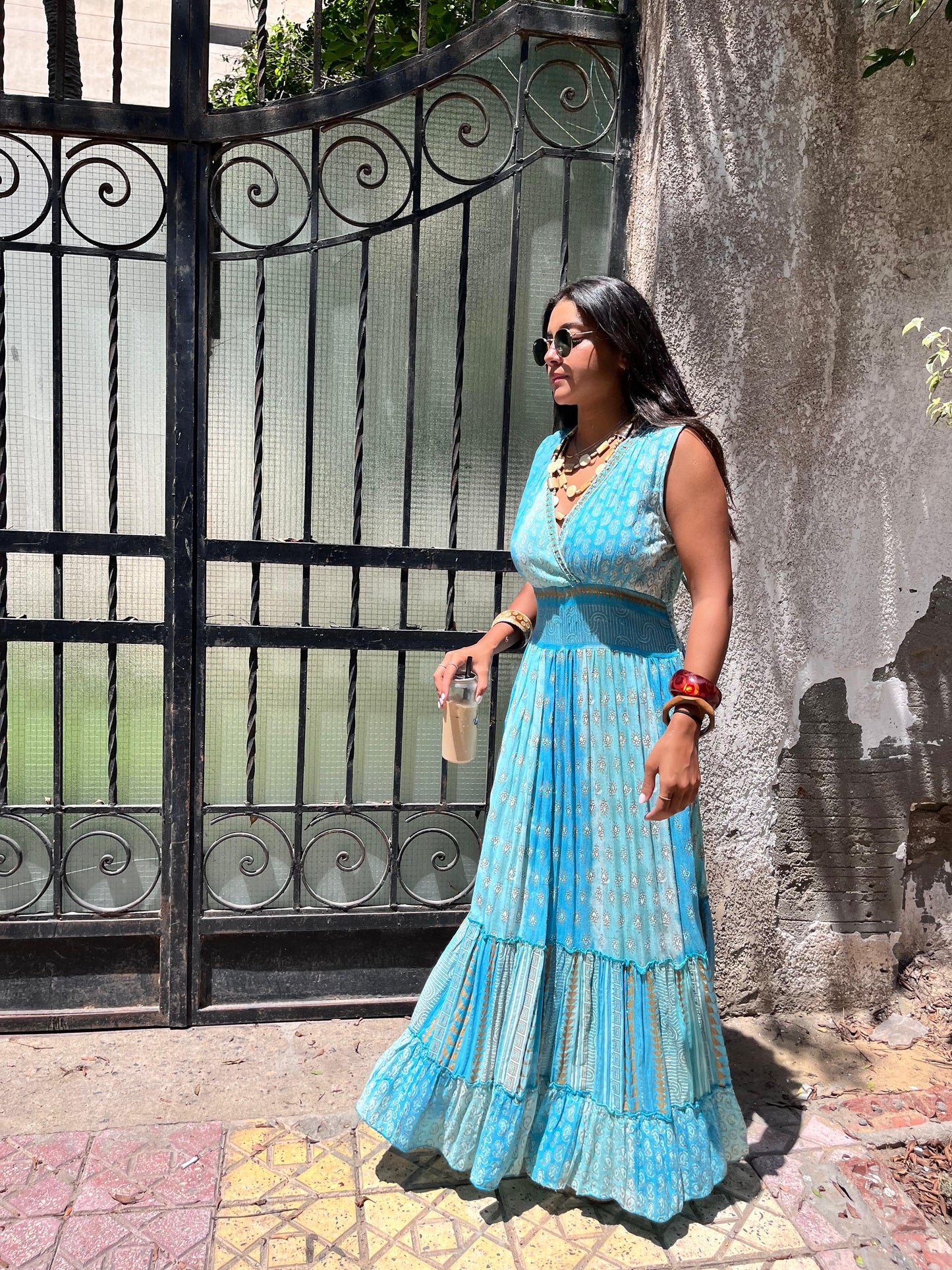 Dress Aqua