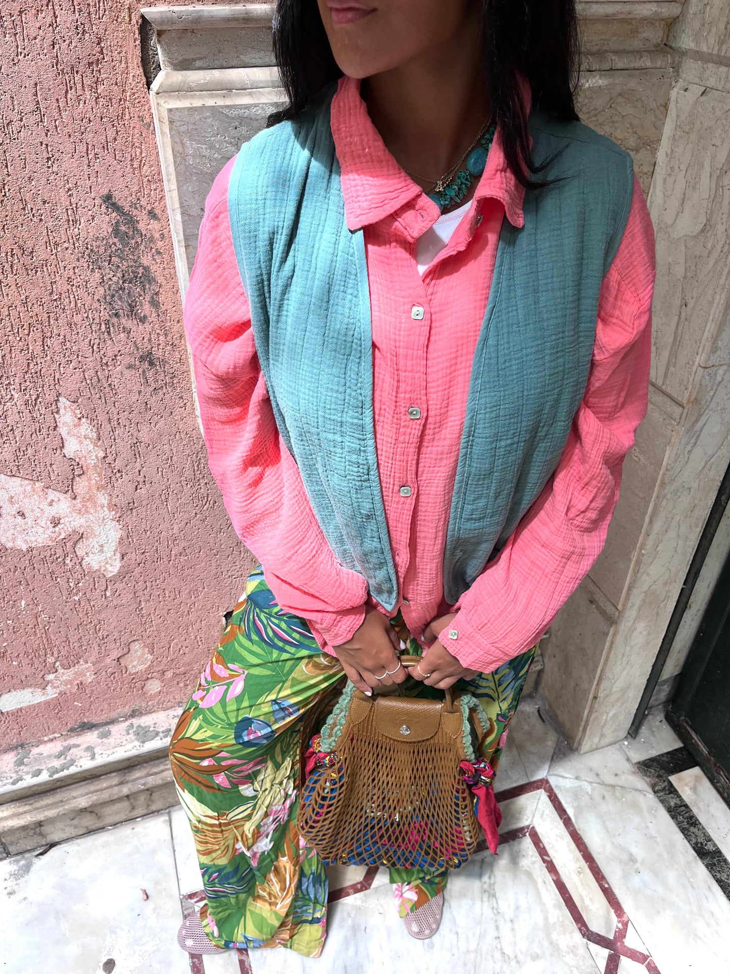 Vest Cotton Mint