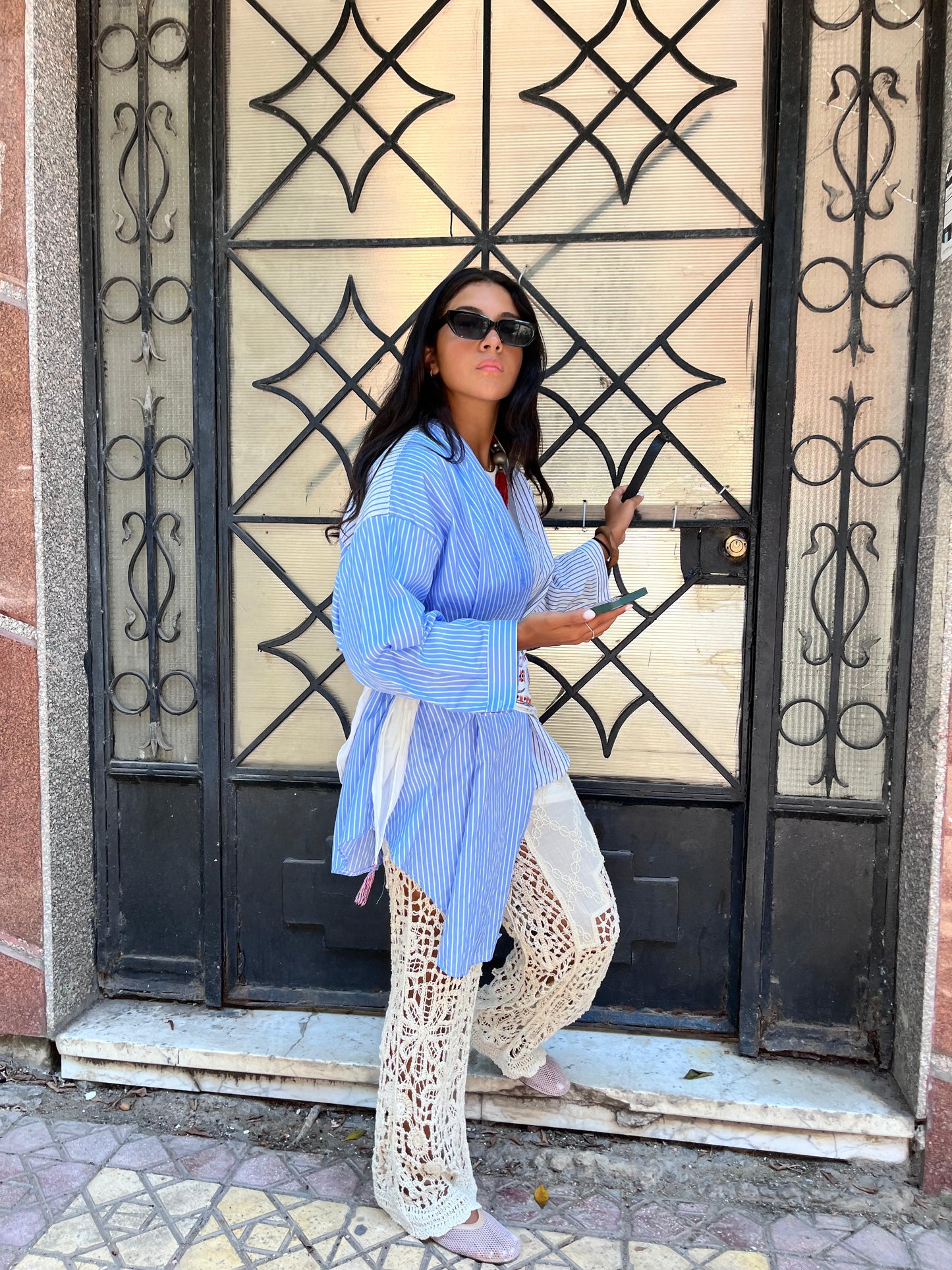 Stripe Shirt Layer