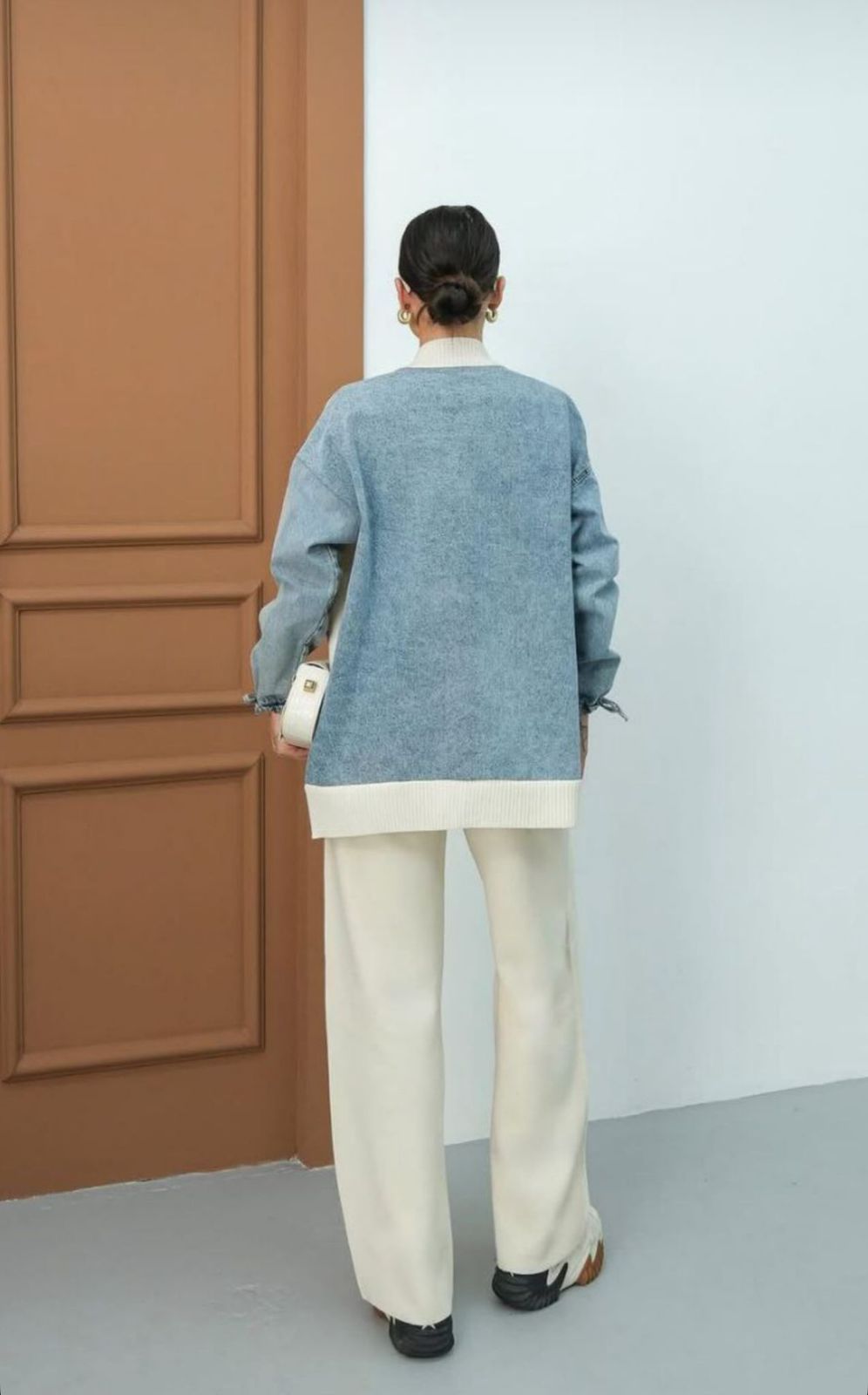 Half and Half Denim Mix Blue