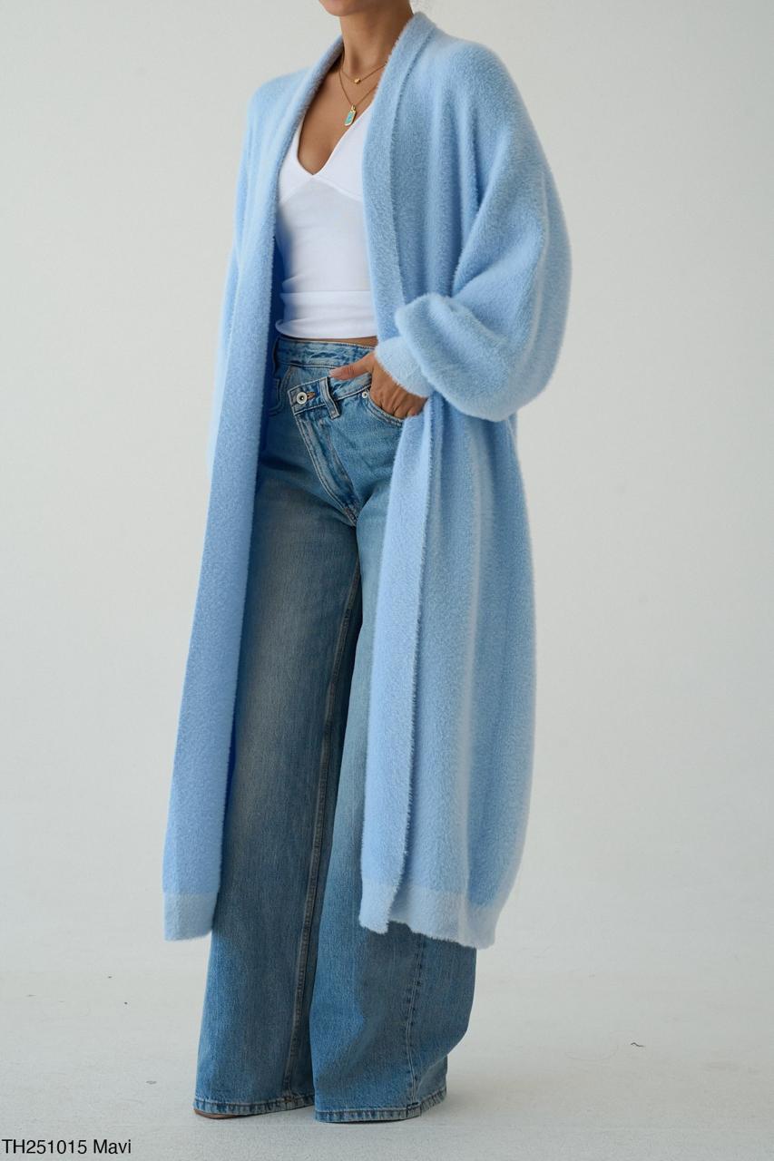 Blue Fur Cardigan