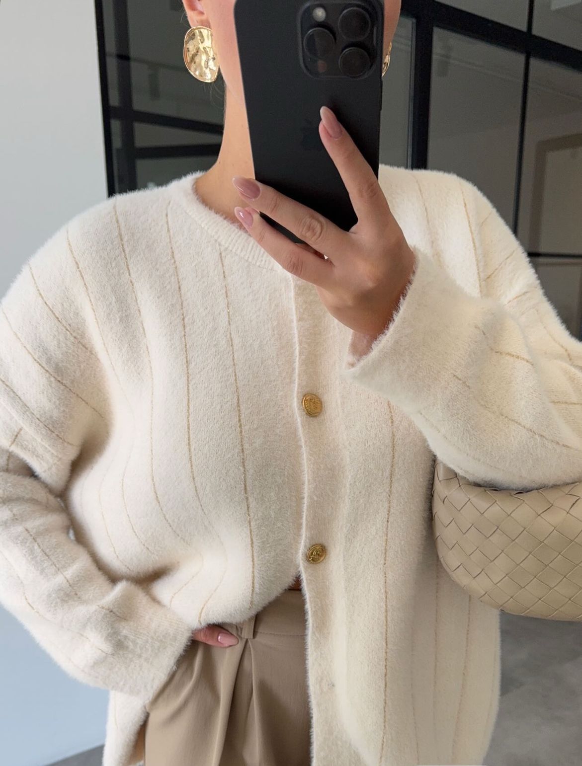 Gold Stripe Off White