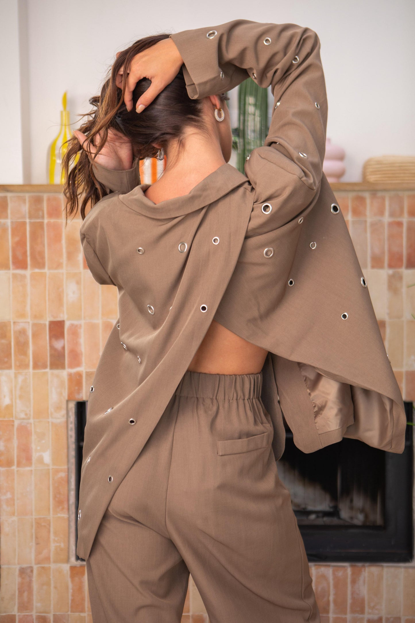 Blazer Hearts Beige
