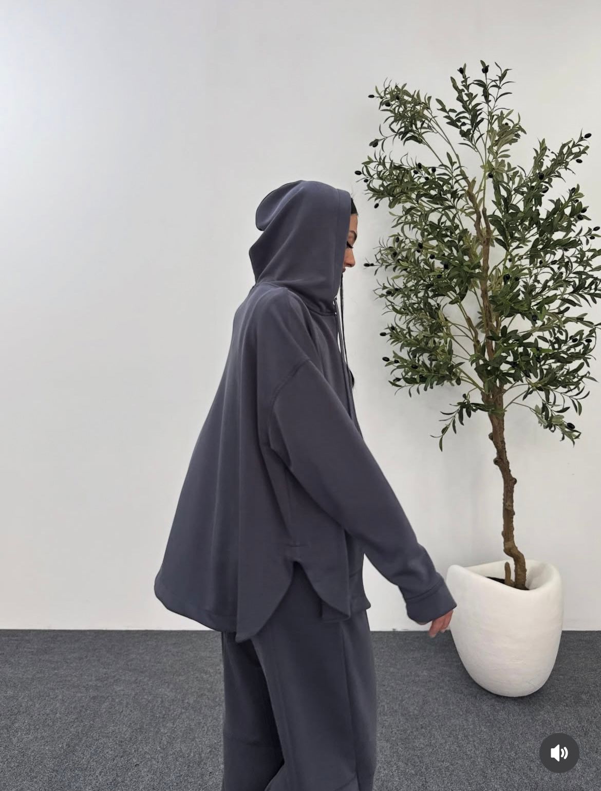 Set Long Hoddie Navy