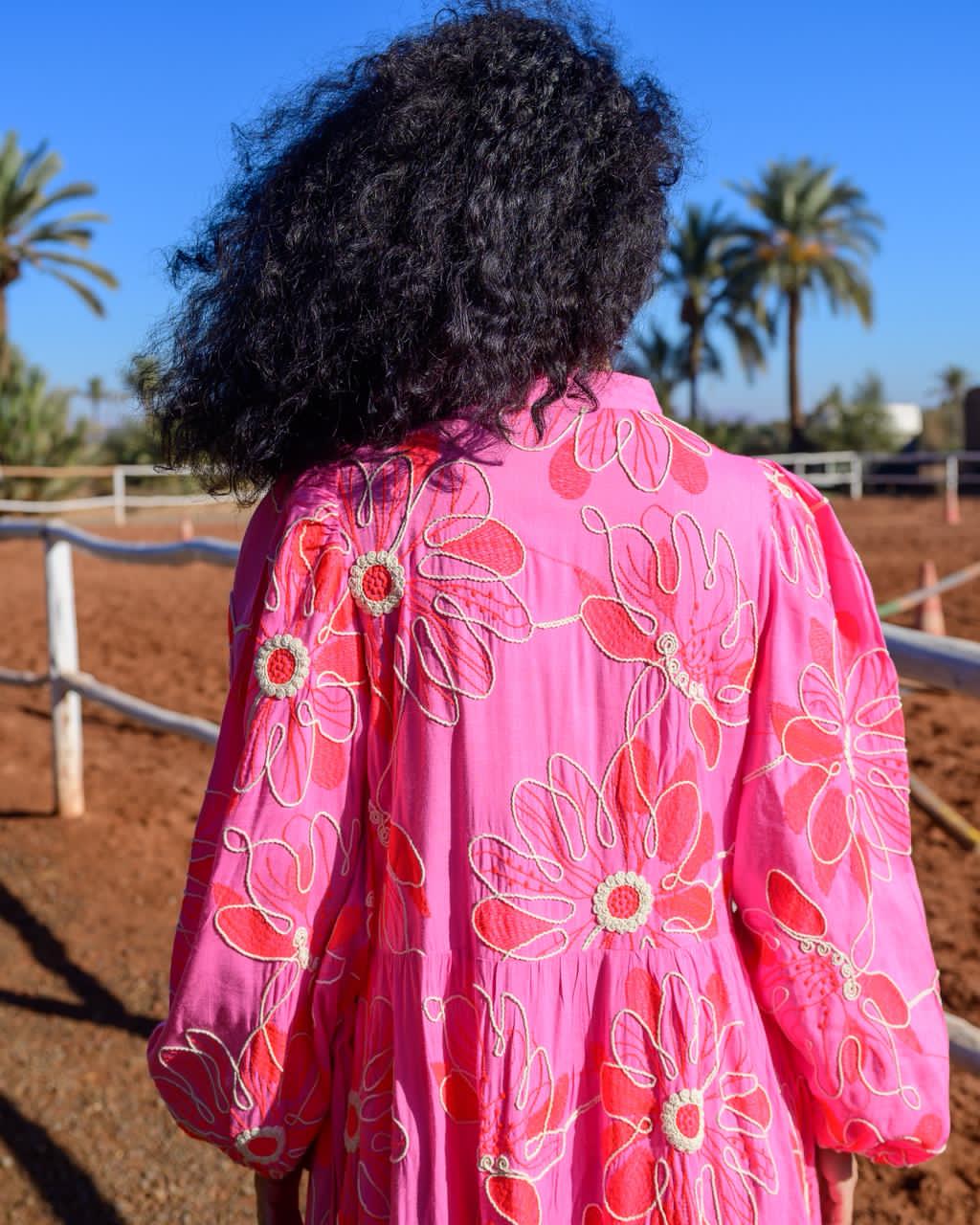 Dress pink foshia