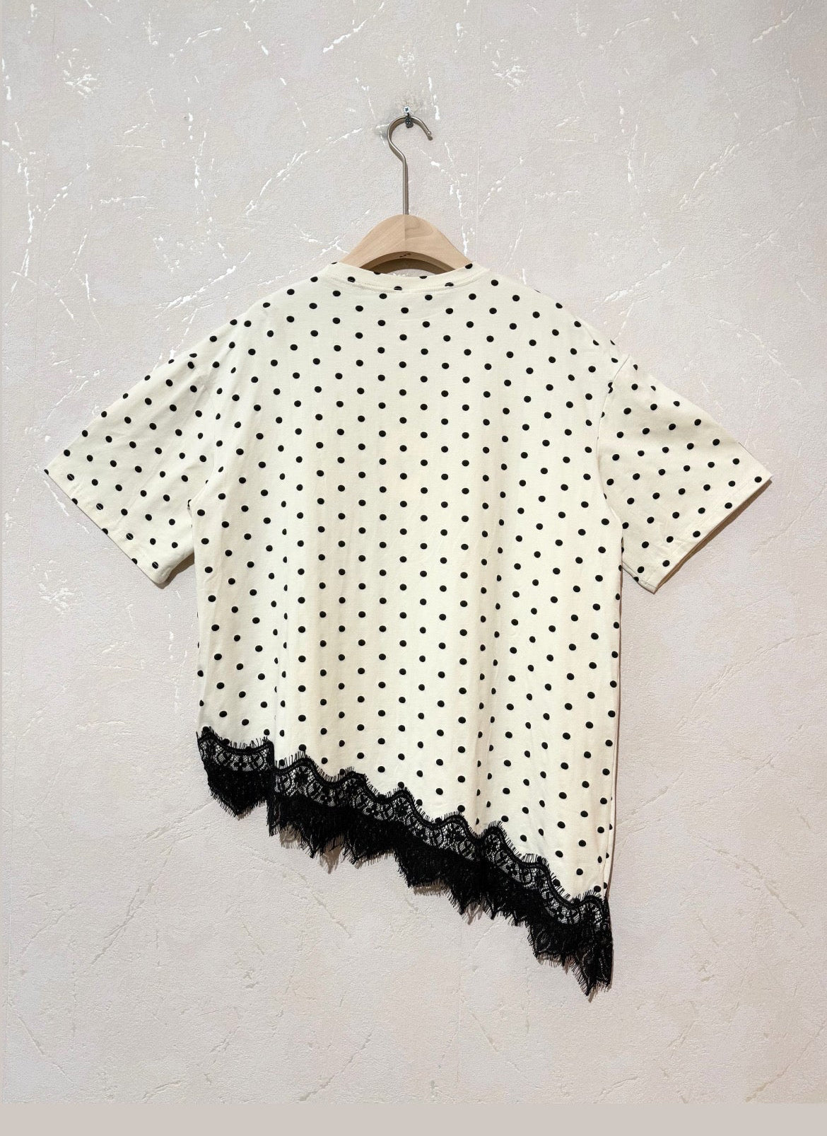 Shirt polka lace