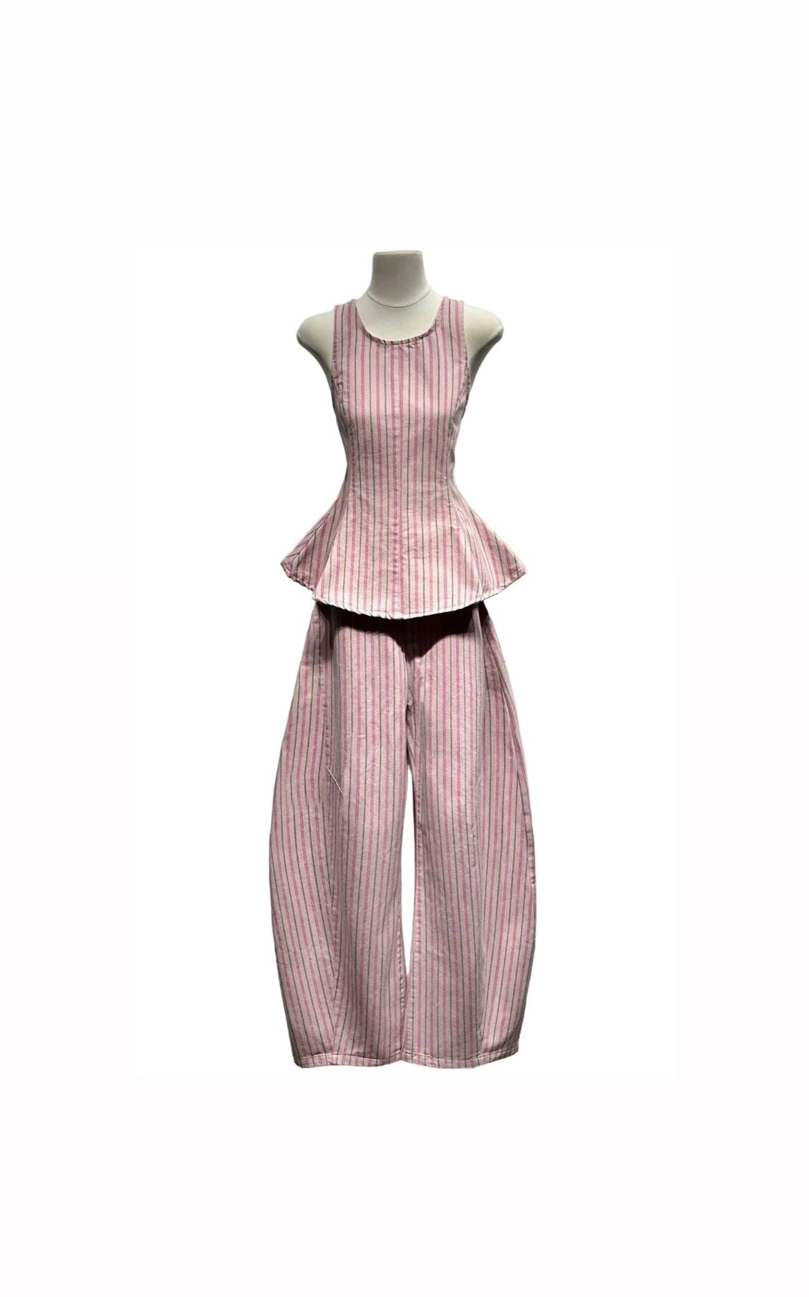 Set rose stripe