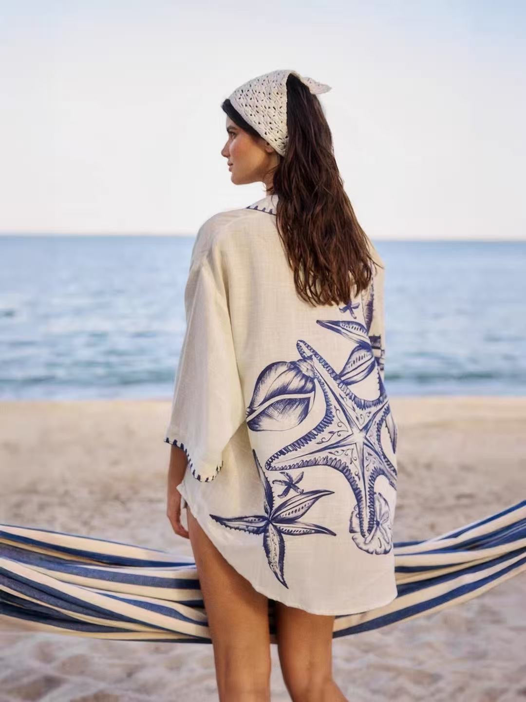 Set blue blanc shells