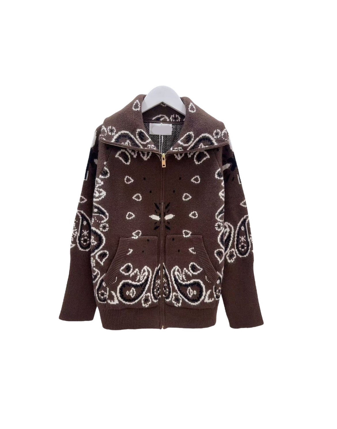 Bandana zipper brown