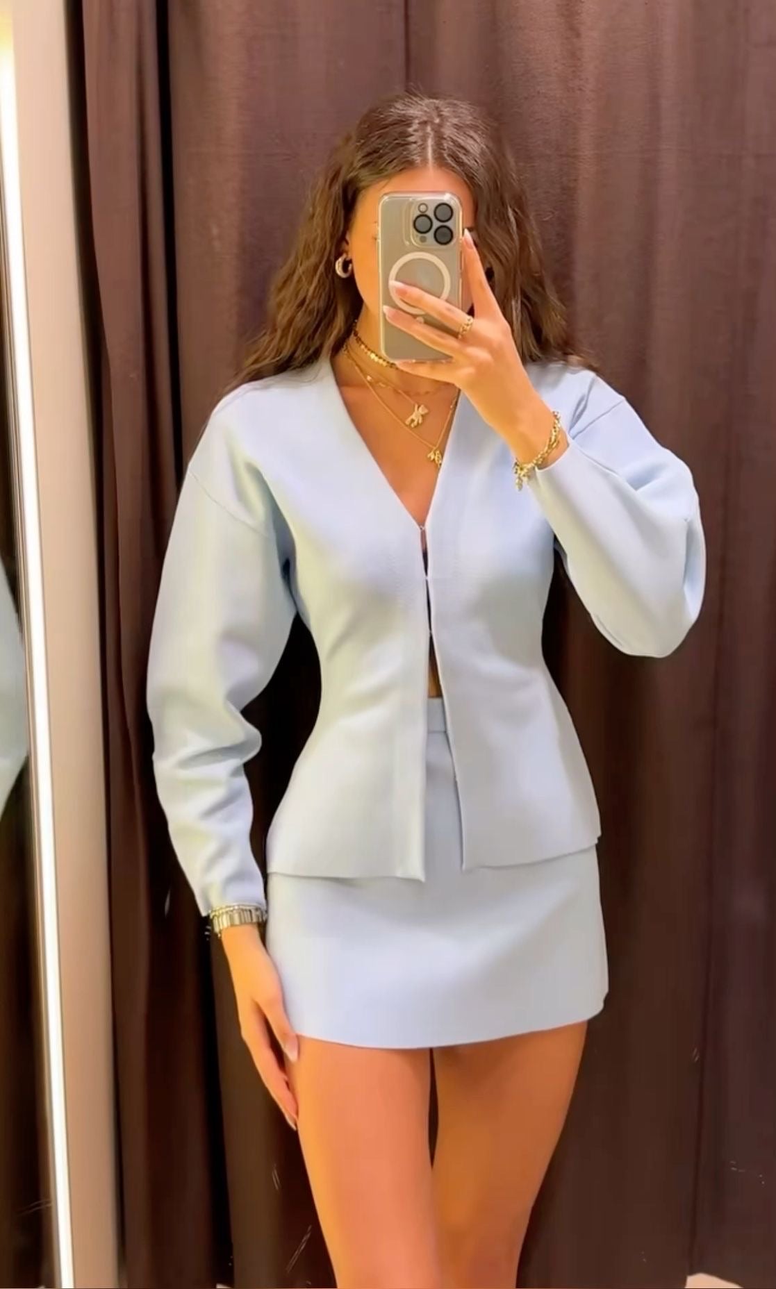 Cardigan light blue