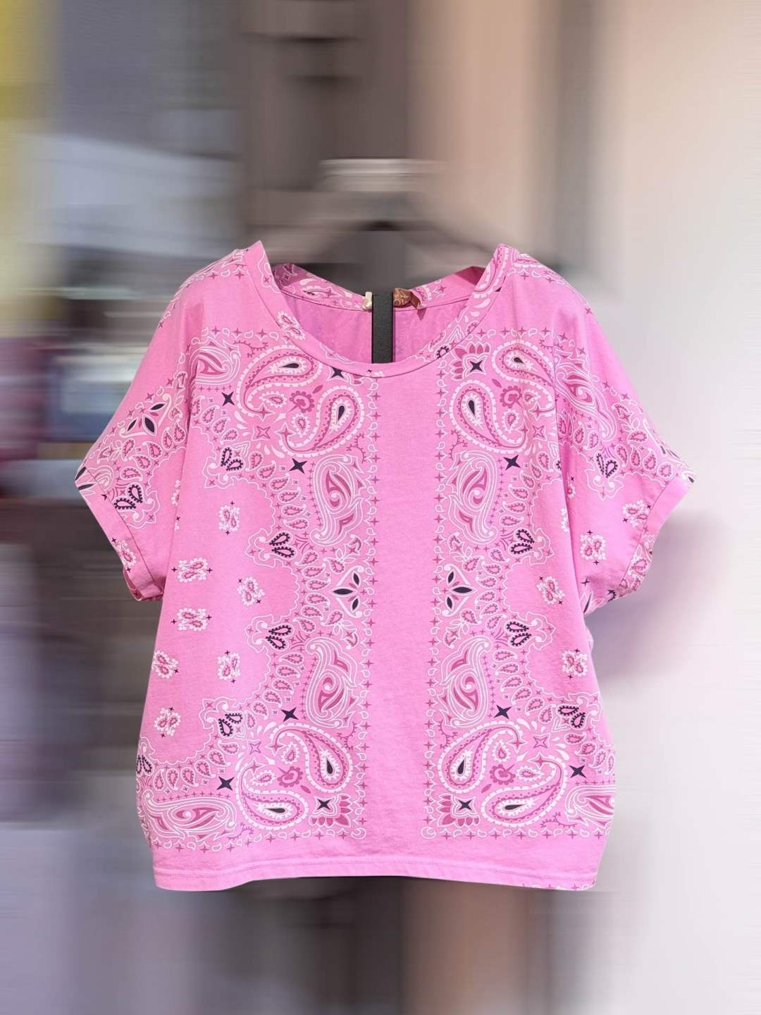 Bandana T shirt pink