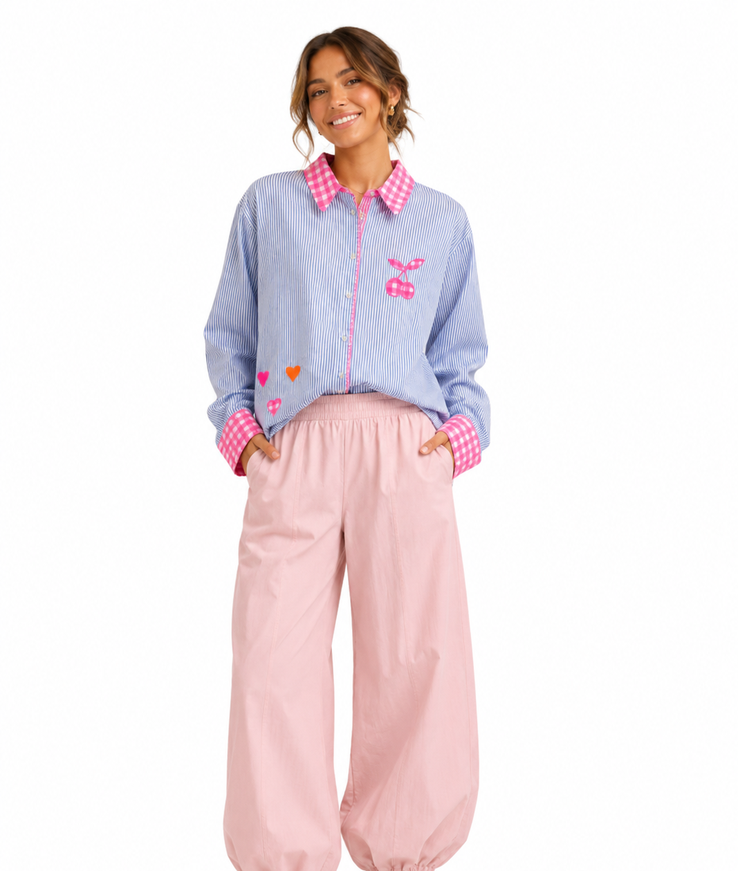 Shirt cherrys stripe