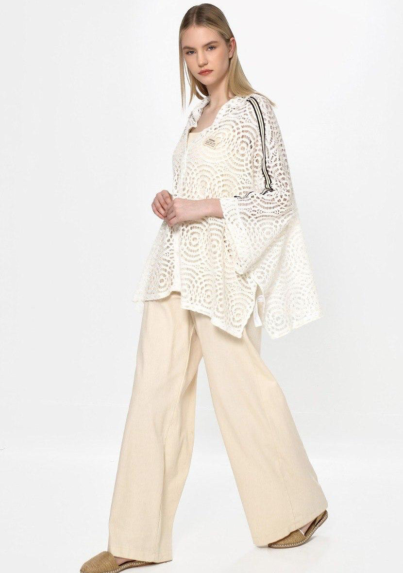 Shirt white lace
