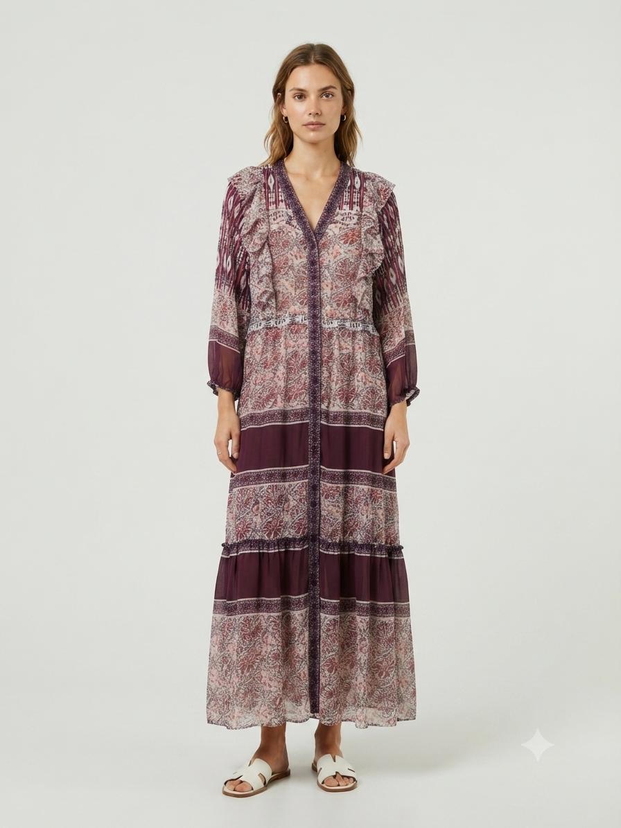 Dress eggplant