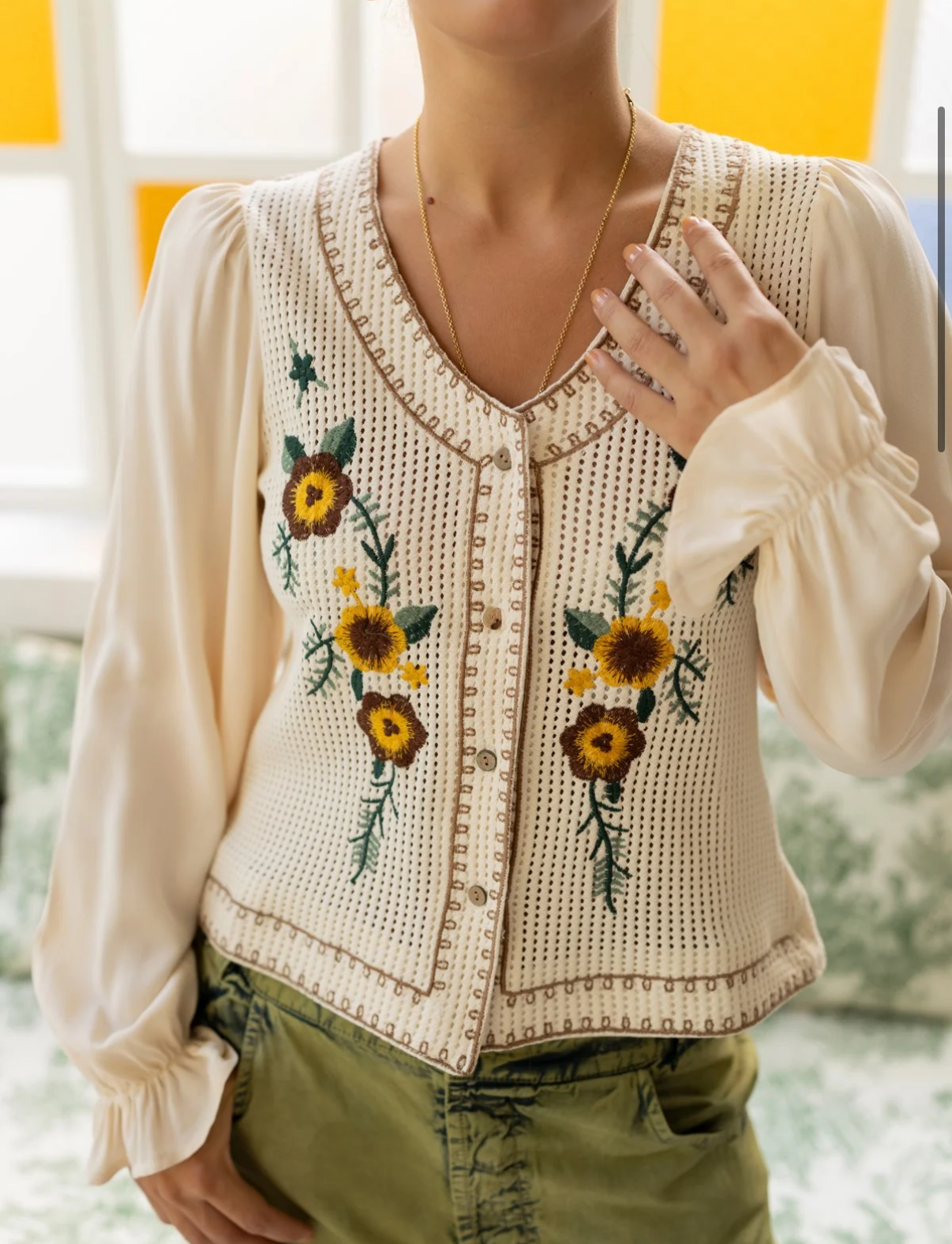 Shirt embroidery
