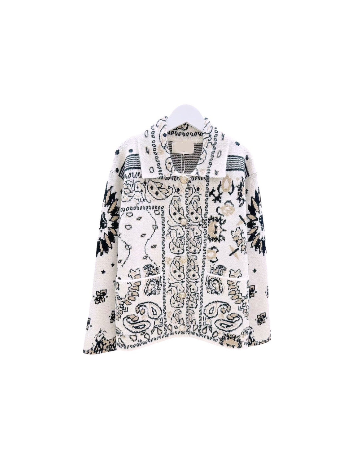 bandana white Buttons