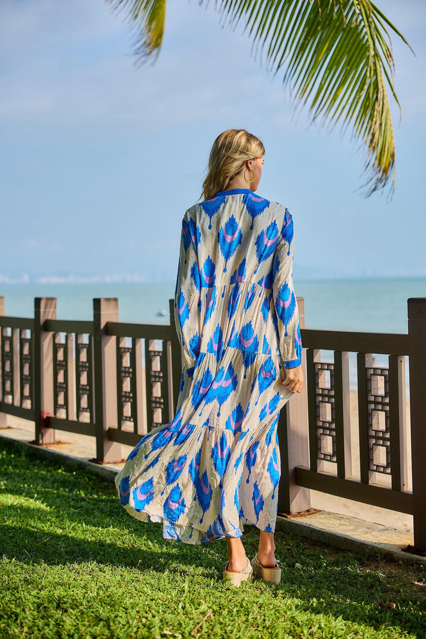Dress Floral Blue