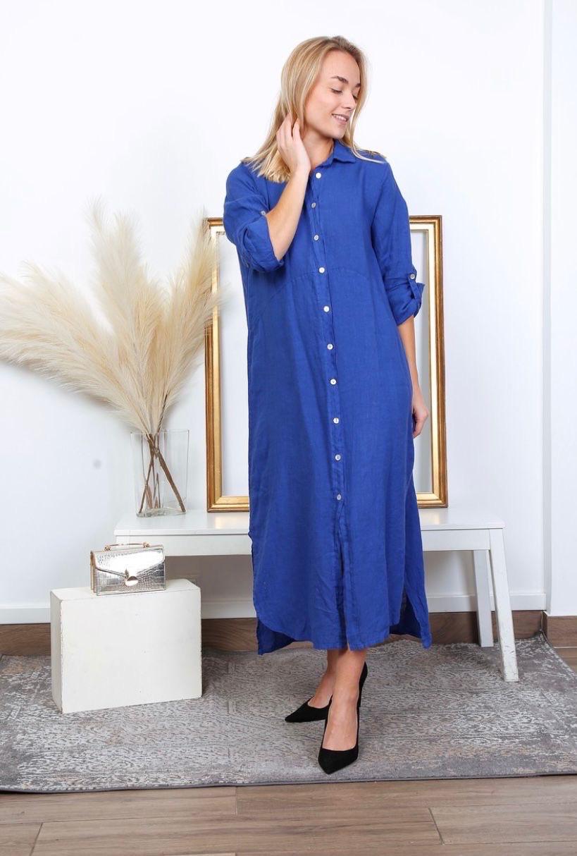 Linen Shirt Dress