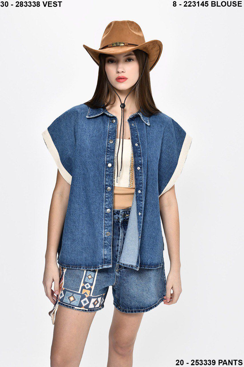 Jacket Vest Open Back