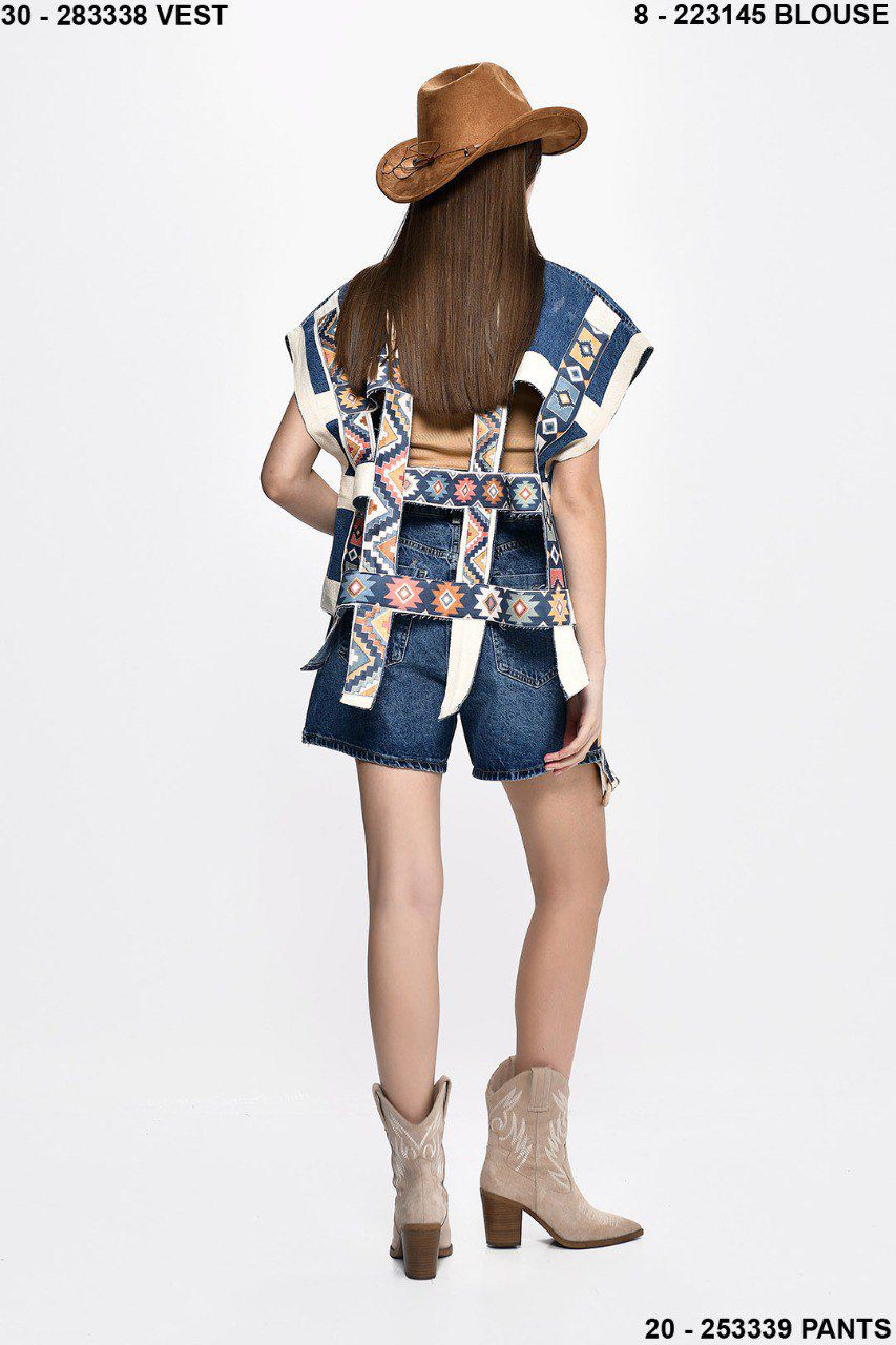 Jacket Vest Open Back