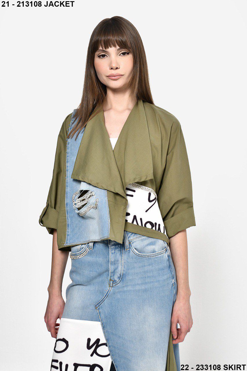 Jacket Light Olive x Denim