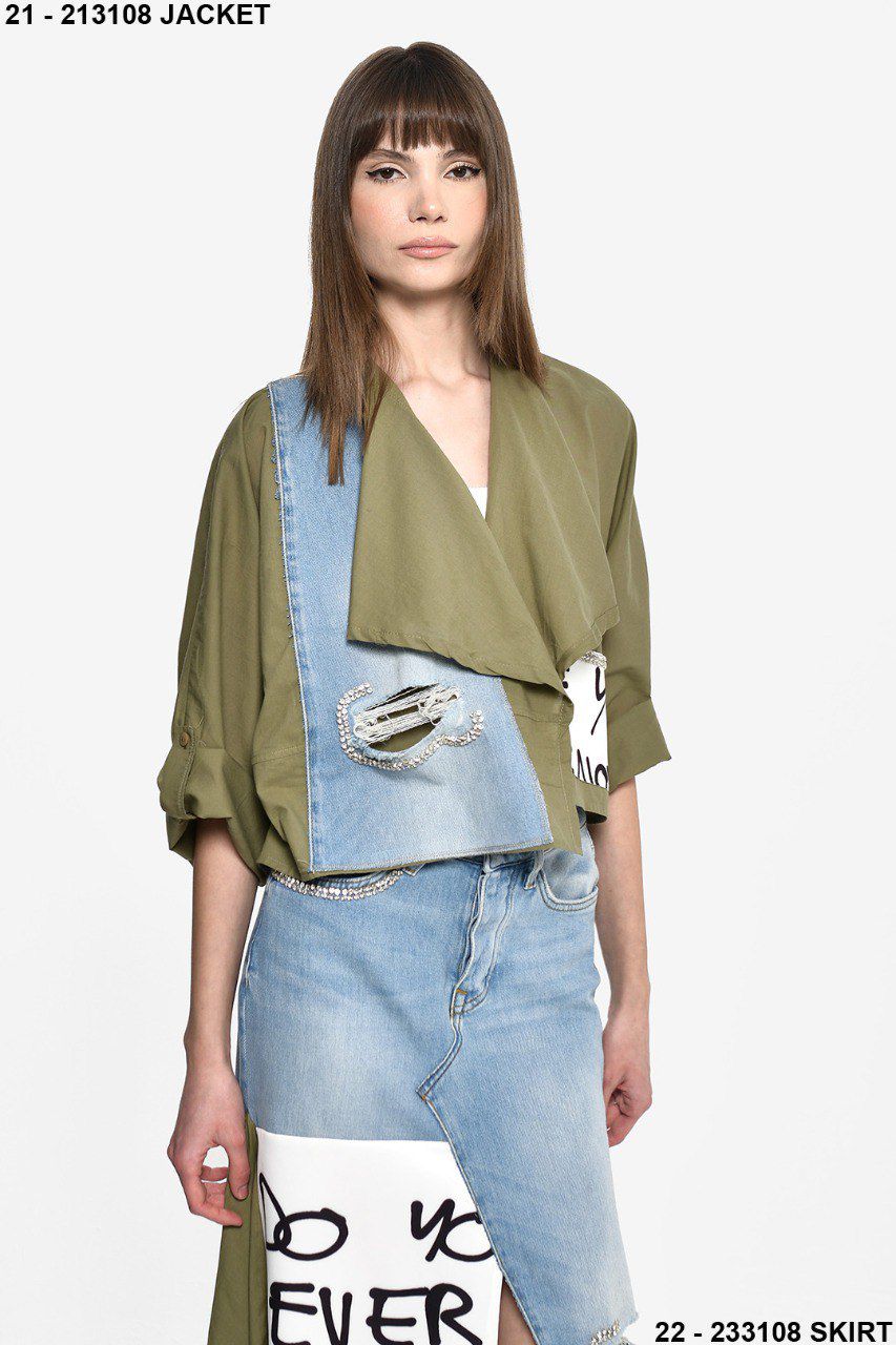 Jacket Light Olive x Denim