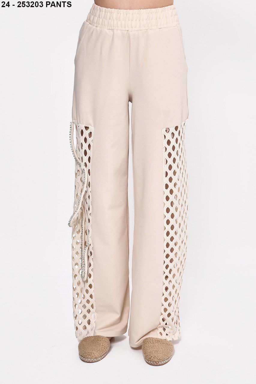 Pants DQ Beige x Crochet
