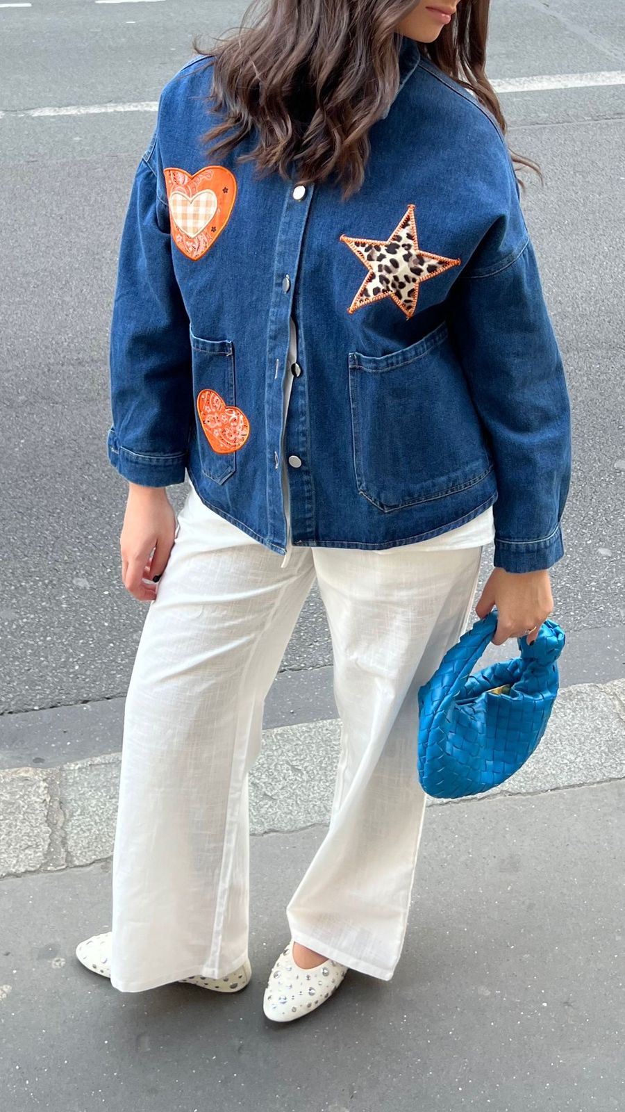 Jacket Heart Blue