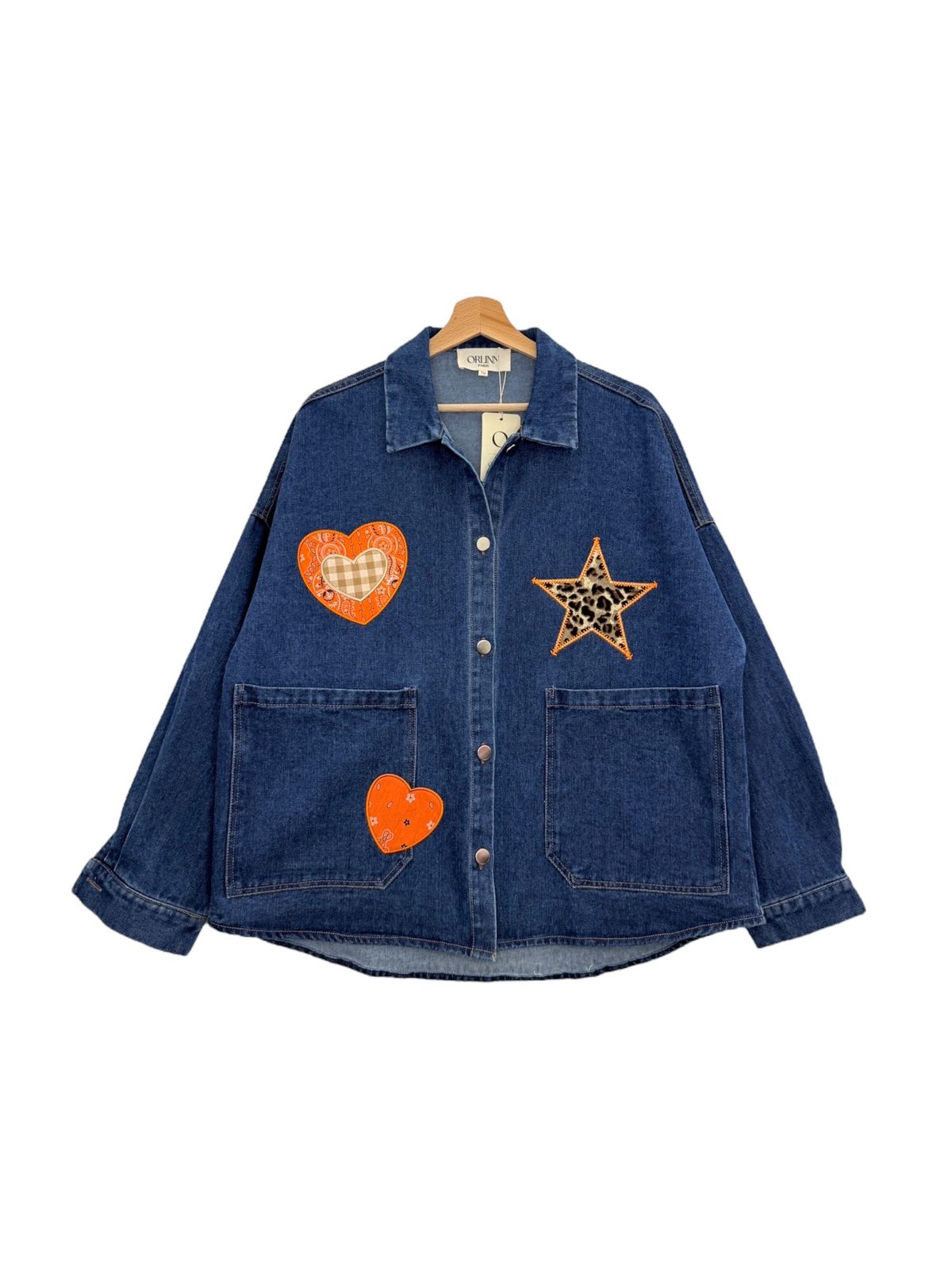 Jacket Heart Blue
