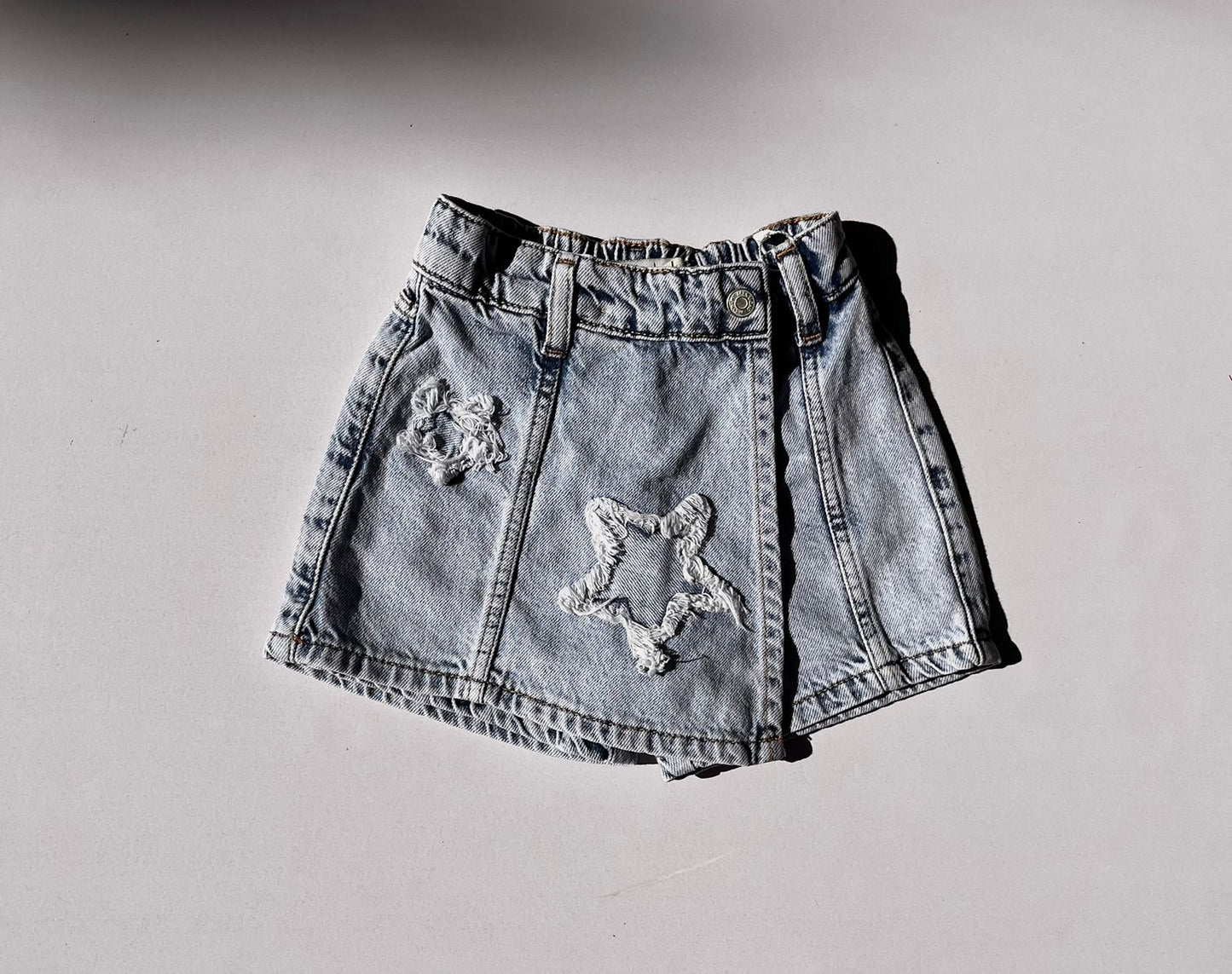 Denim Short Skirt